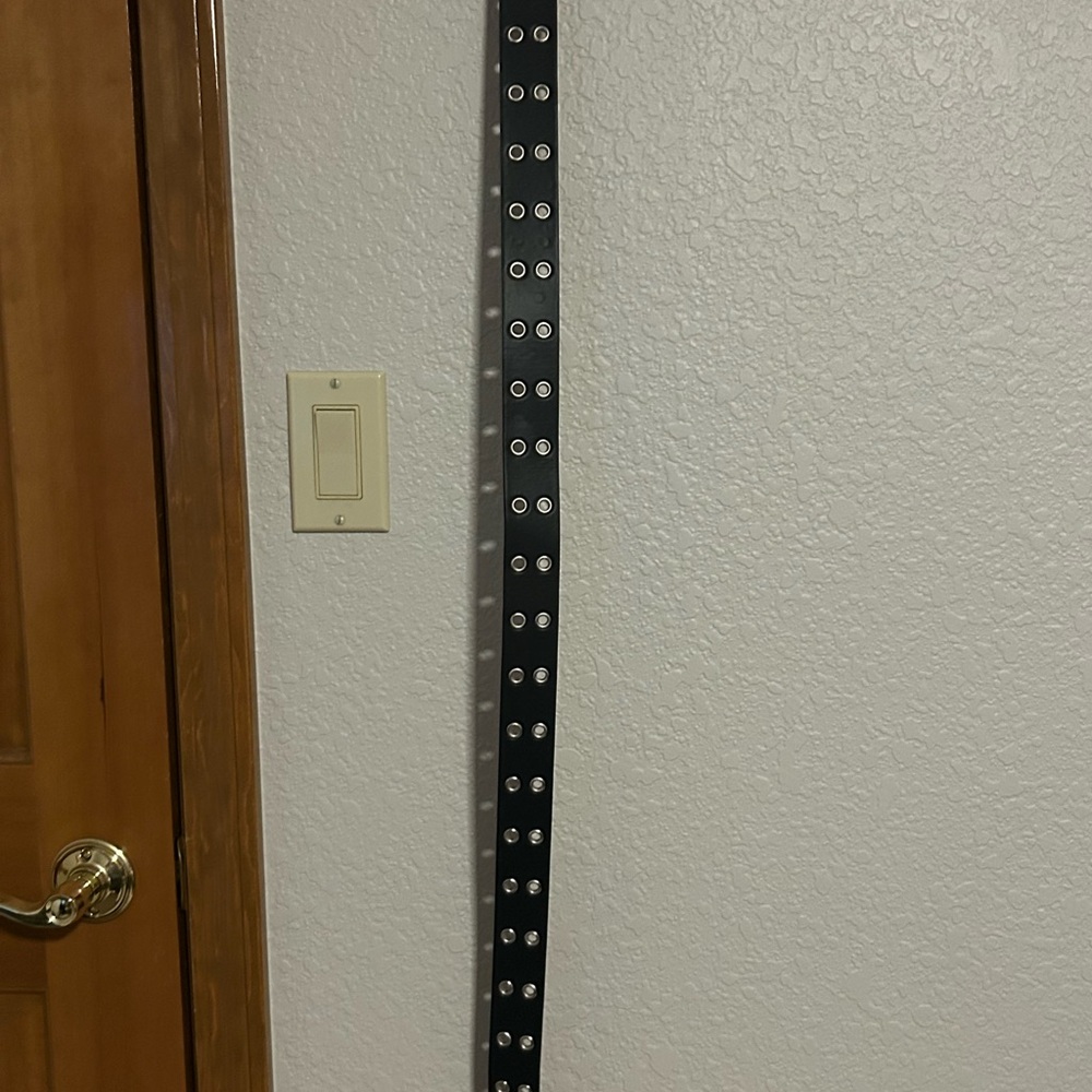 Hot Topic Black Belt with Silver Accents